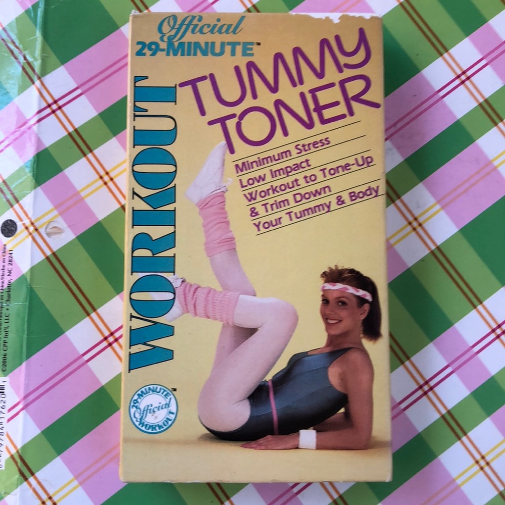 🎥 Official Original 29-Minute Tummy Toner Collectible VHS Tape